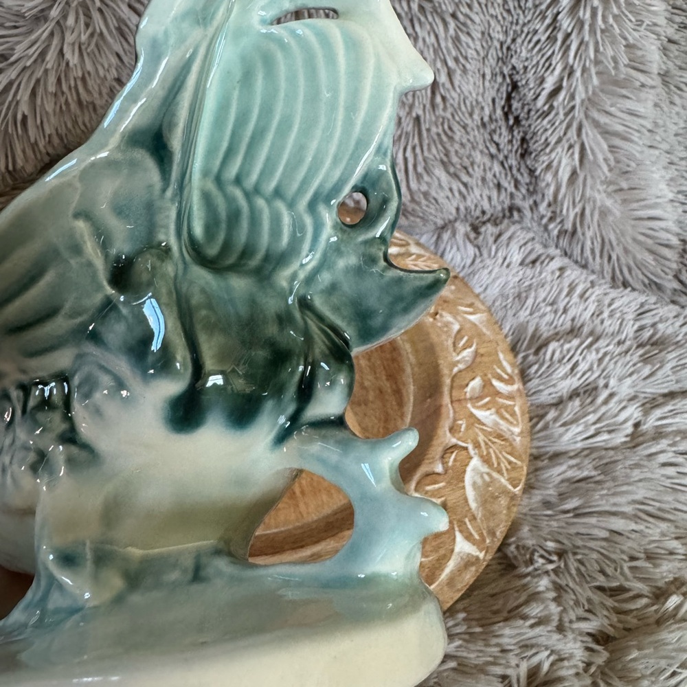 VINTAGE HULL POTTERY ROOSTER PLANTER 53 EUC - Picture 10 of 16
